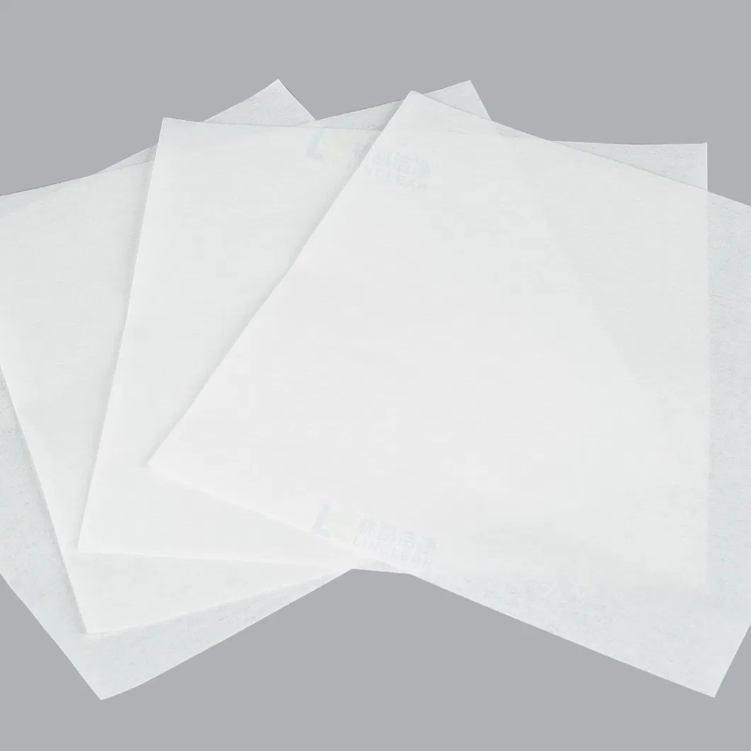 0609 Cleanroom Cleaning Oil Water Dust Chemical Reagent Airlaid Paper Industri Wipe Paper