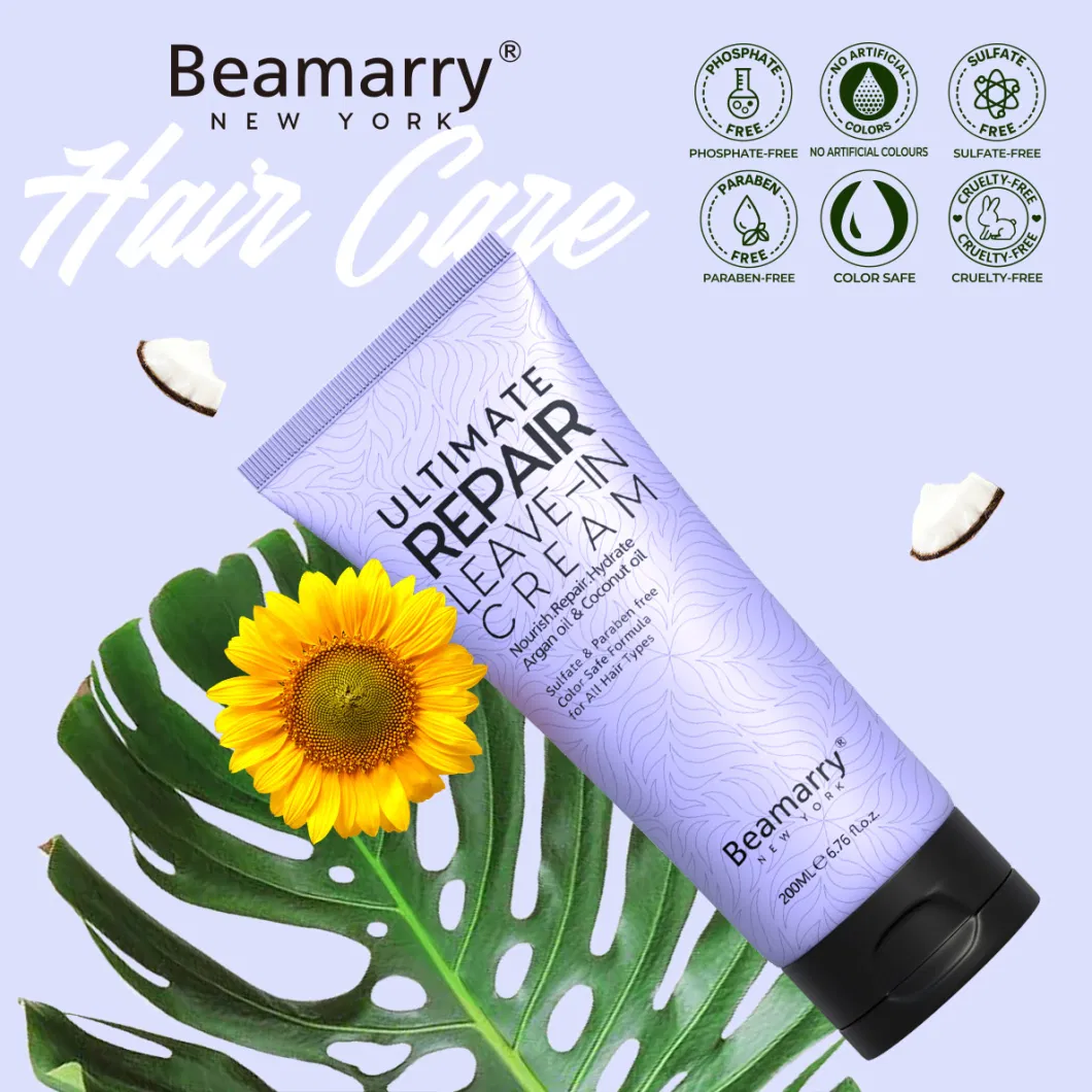 Private Label Hair Beauty Products Factory Price Professional Hair Care Products Ultimate Repair Leave in Cream Leave in Treatment for Hair