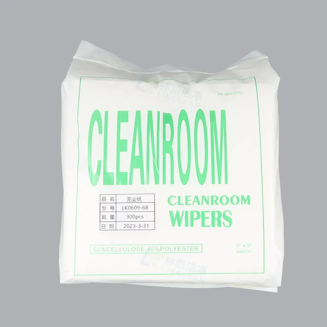 0609 Cleanroom Cleaning Oil Water Dust Chemical Reagent Airlaid Paper Industri Wipe Paper