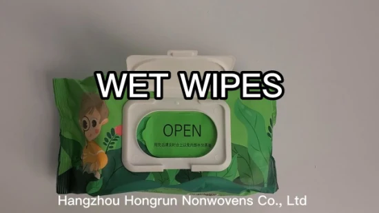 Wholesale High Quality Custom Wet Wipes Moist Paper Wrapped with Private Logo