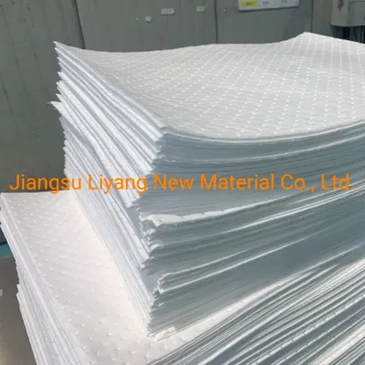 High Quality Industrial Spill Sorbents Hydrocarbons Derivative Oil Absorbent Pad