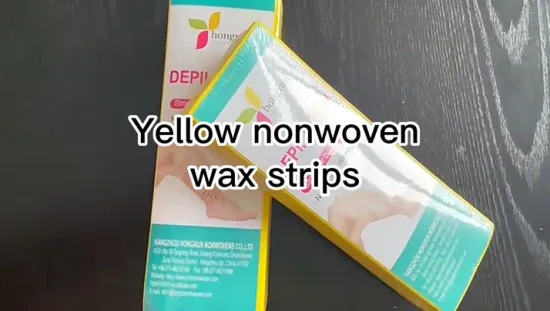 Customized Disposable Nonwoven 7*20cm Waxing Strips Hair Removal Depilatory Wax Paper